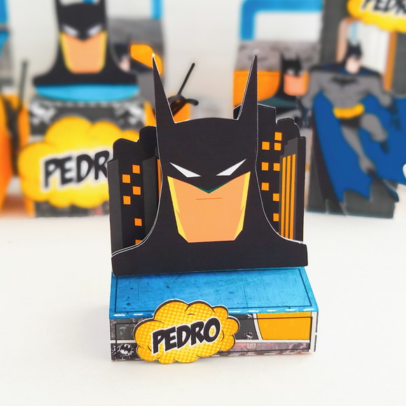 Porta Bis Duplo Batman - Lembrancinha Personalizada
