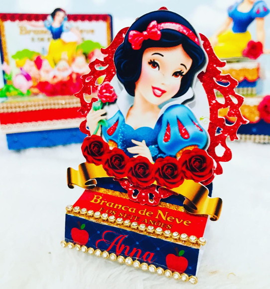 Porta Bis Duplo Branca de Neve Luxo