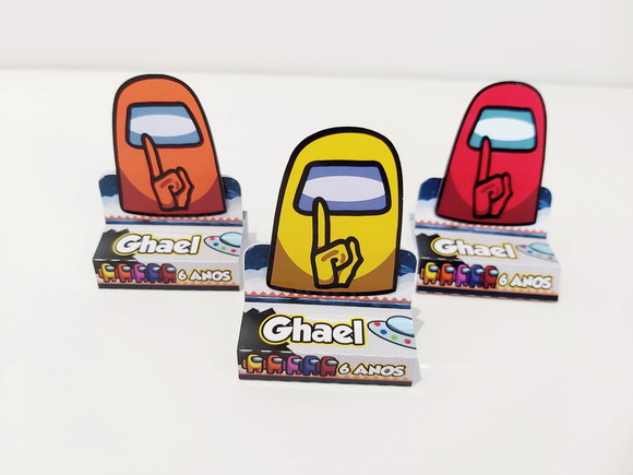 Porta Bis Duplo Personalizado Among Us