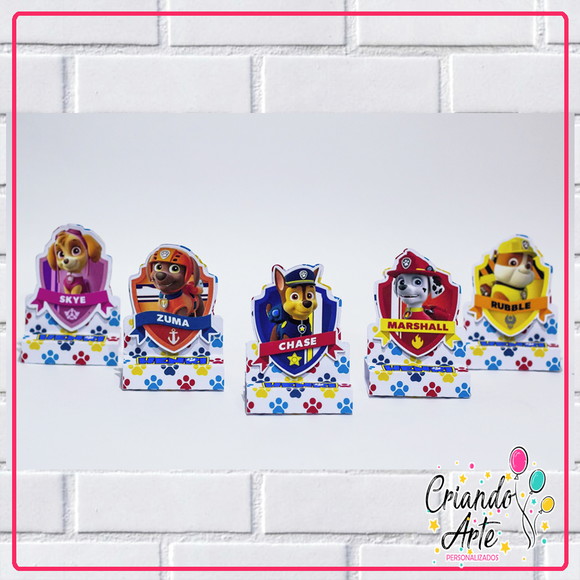 Porta Bis Duplo Personalizado Patrulha Canina