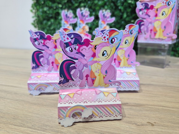 Porta Bis Duplo Tema My Little Pony - Lembrancinha Personali