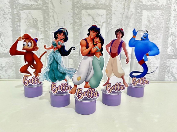 Tubete Personalizado Aladim / Jasmine