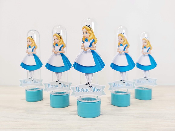 Tubete Personalizado Alice no País das Maravilhas
