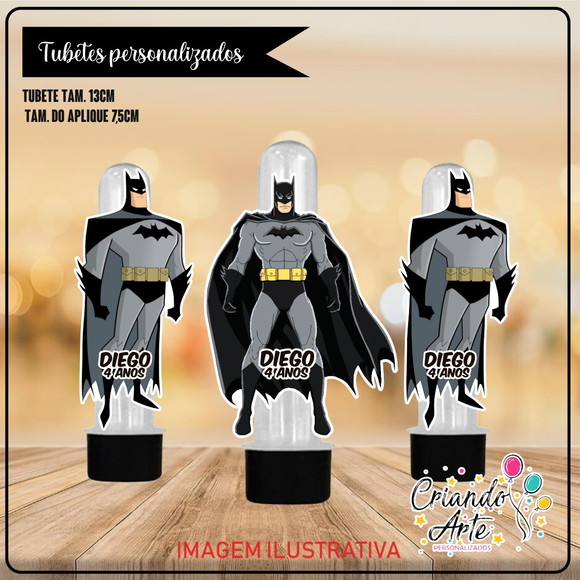 Tubete Personalizado Batman