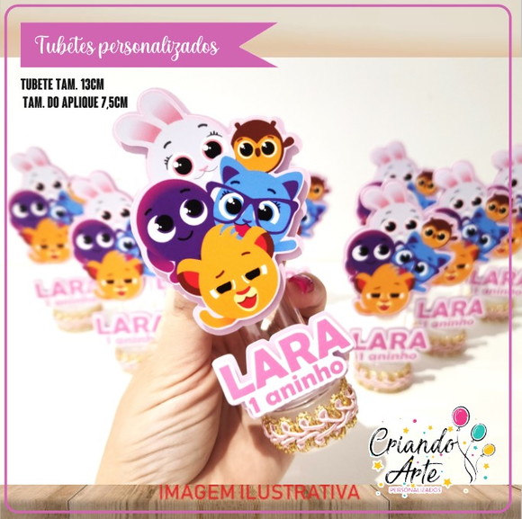 Tubete Personalizado Bolofofos Menina