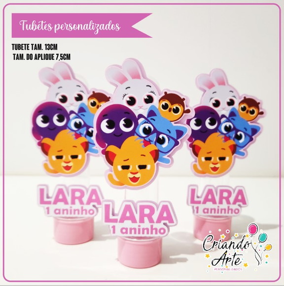Tubete Personalizado Bolofofos Menina