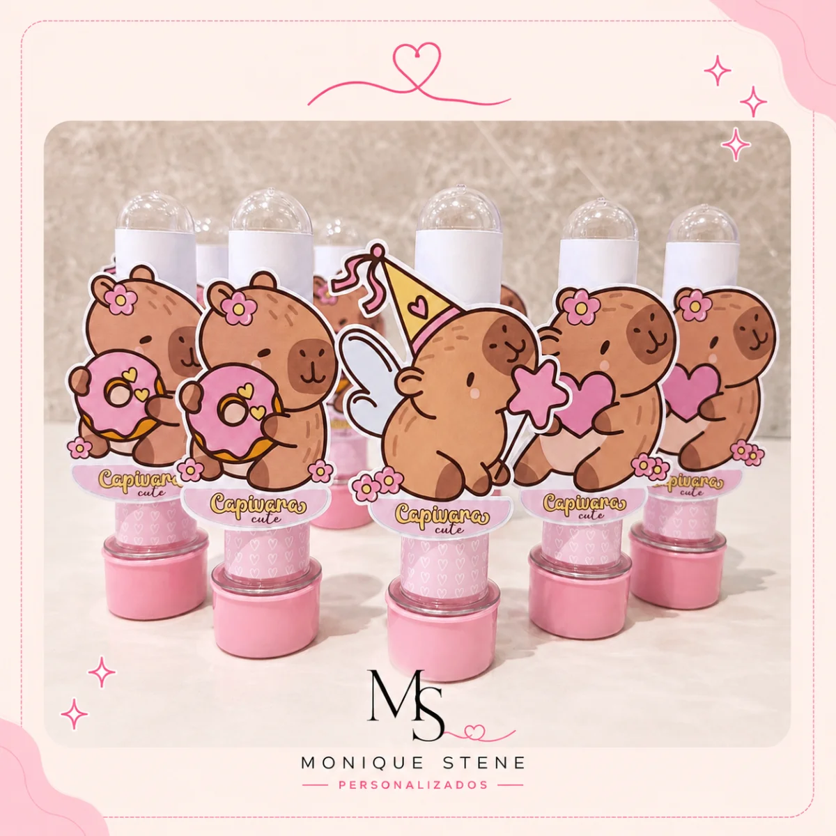 Tubete Personalizado Capivara Baby - Imagem 2