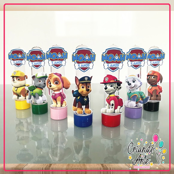 Tubete Personalizado Patrulha Canina