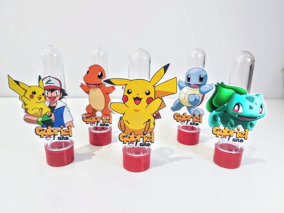 Tubete Personalizado Pokemon