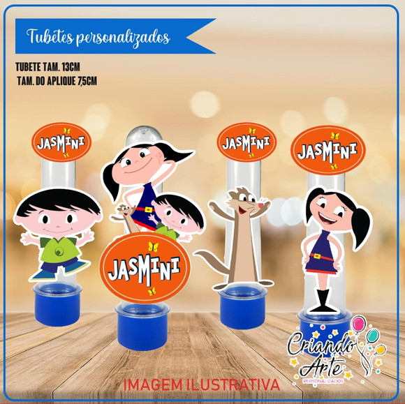 Tubete Personalizado Show da Luna
