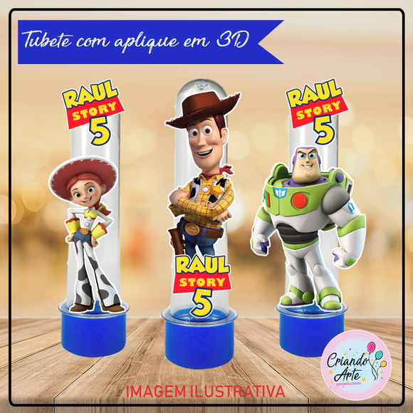 Tubete personalizado Toy Story