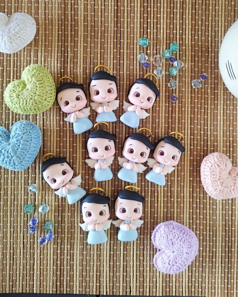 Anjinho de Biscuit Aplique - Imagem 3