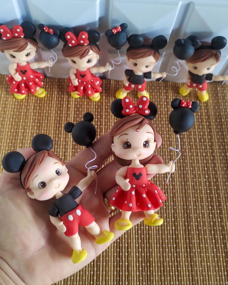 Lembrancinha Personalizada Menino (a) Mickey em Biscuit