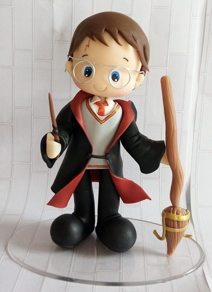 Topo de Bolo Harry Potter