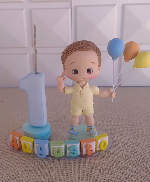 Topo de Bolo Personalizado - Tema 365 Sorrisos - Imagem 3