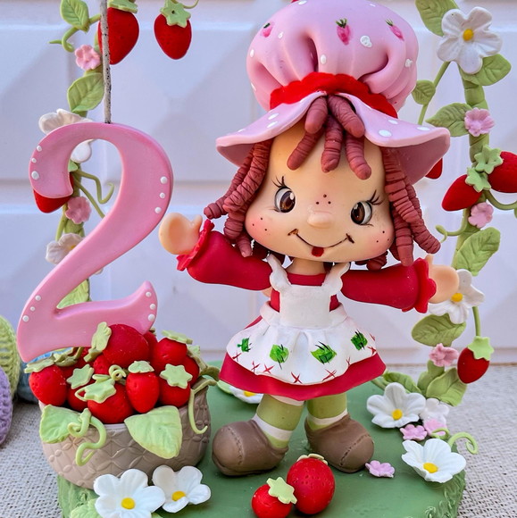 Topo Moranguinho Luxo Biscuit