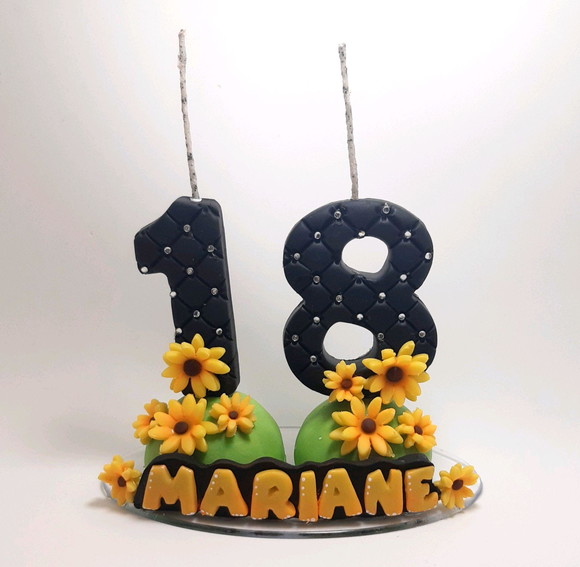 Vela Personalizada Girassol