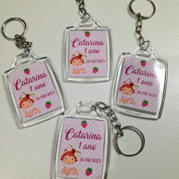 Chaveiro 3x4 Personalizado em Acrílico para Lembrancinha