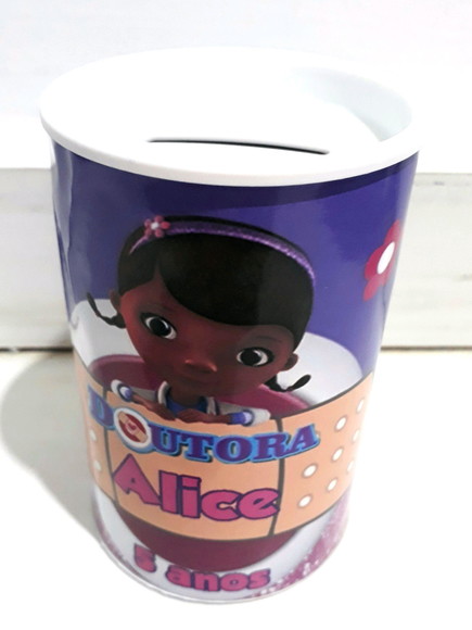 Cofrinho personalizado Doutora Brinquedos