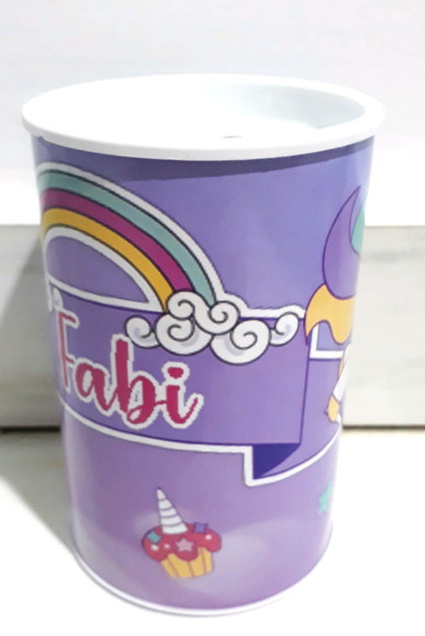 Cofrinho personalizado Unicornio
