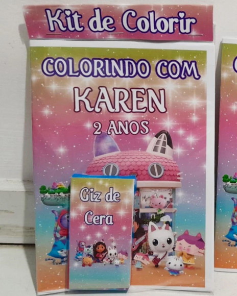 Kit de Colorir a Casa Mágica de Gabby