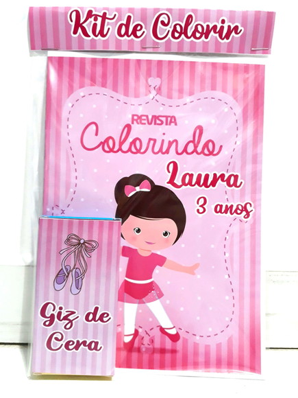 Kit de colorir Bailarina