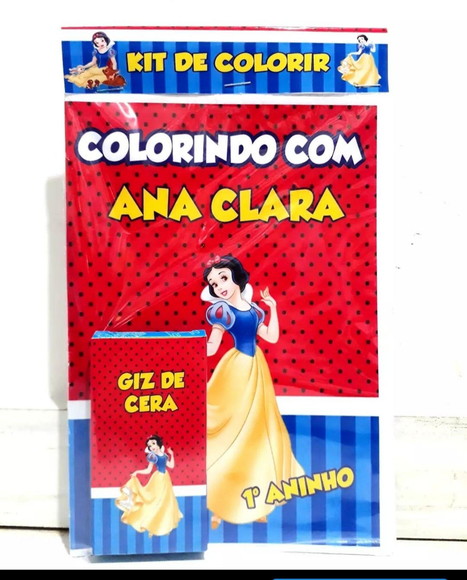 Kit de colorir Branca de Neve