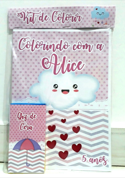 Kit de colorir Chuva de Amor Bênçãos