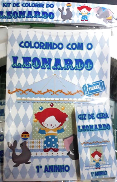 Kit de colorir Circo