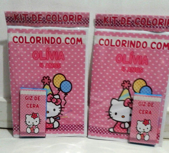 Kit de colorir Hello Kitty