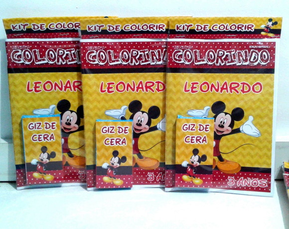 Kit de colorir Mickey