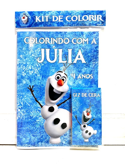 Kit de colorir Olaf