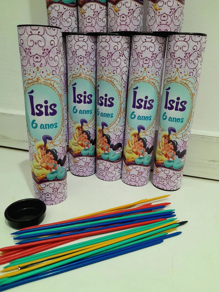 Lembrancinha Personalizada Jogo de Varetas Jasmyne