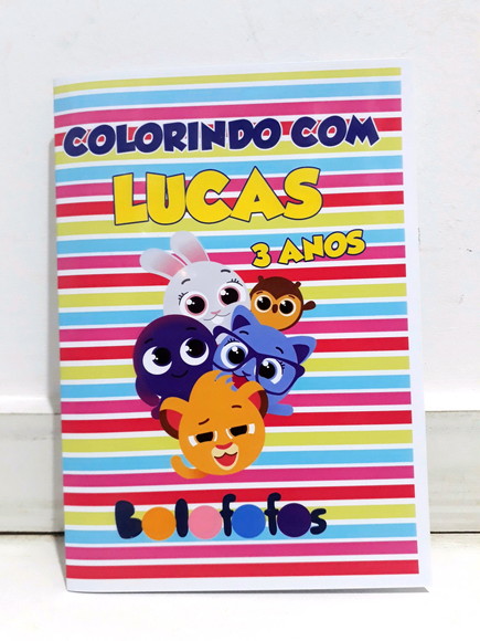 Livro Colorir Lembrancinha Bolofofo