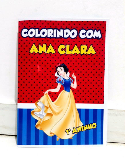 Livro Colorir Lembrancinha Branca Neve
