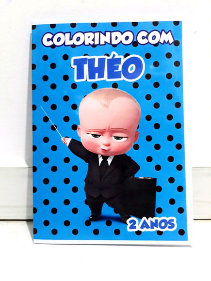 Livro Colorir Lembrancinha Poderoso Chefinho