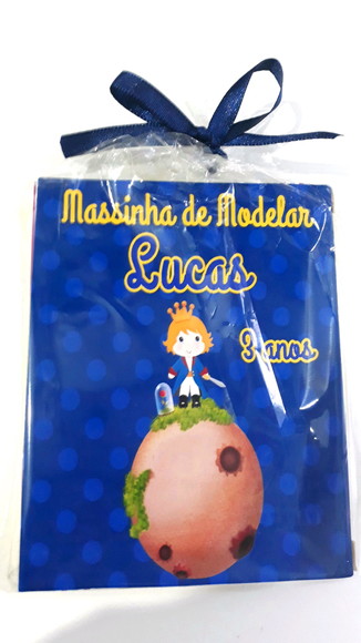Massinha Modelar Personalizada c/ Forminha Pequeno Príncipe