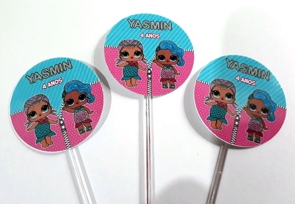 Toppers para docinho Lol