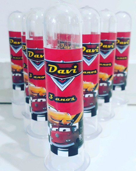 Tubete personalizado carros