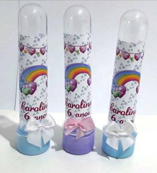 Tubete personalizado unicórnio