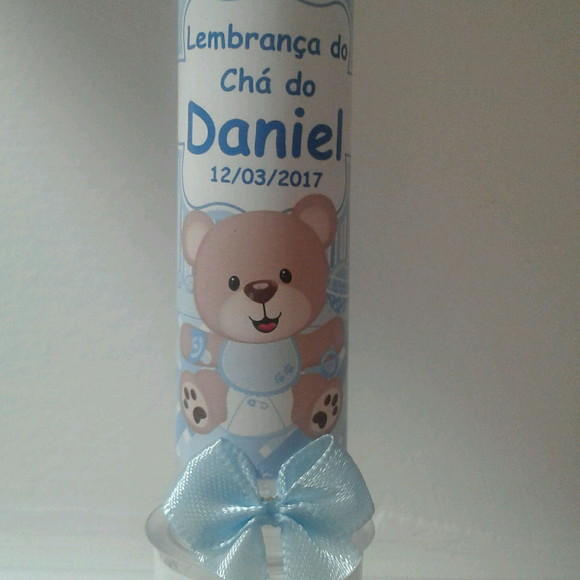 Tubete personalizado ursinho