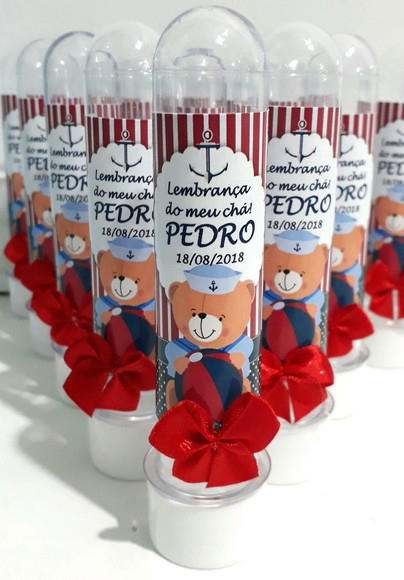 Tubete personalizado urso marinheiro