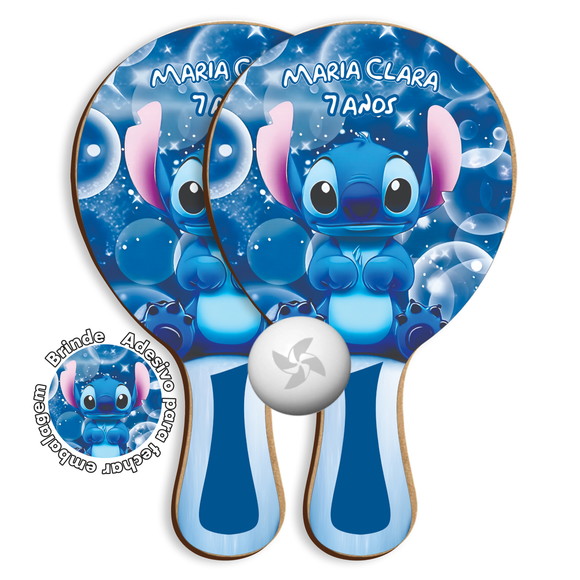Kit Raquetes Ping Pong - Stitch