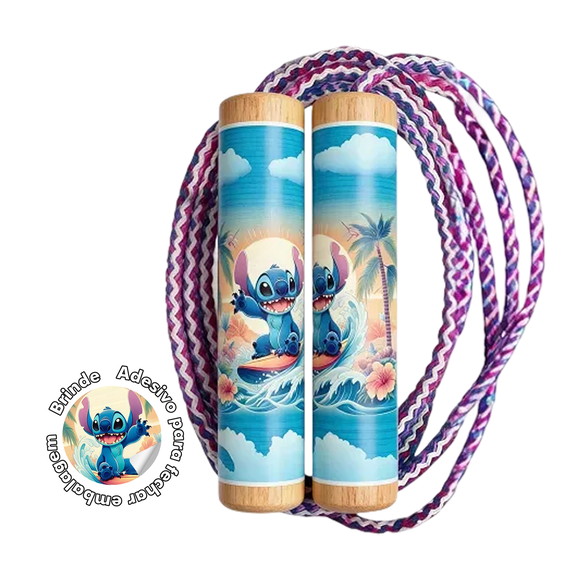 Pula Corda Lilo Stitch Surf Praia