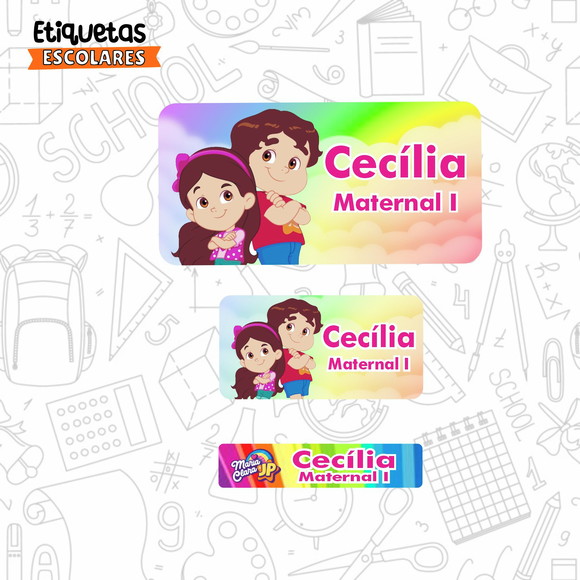 Etiqueta Escolar Maria Clara Jp