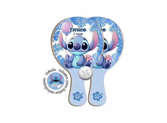 Kit Raquetes Ping Pong - Stitch
