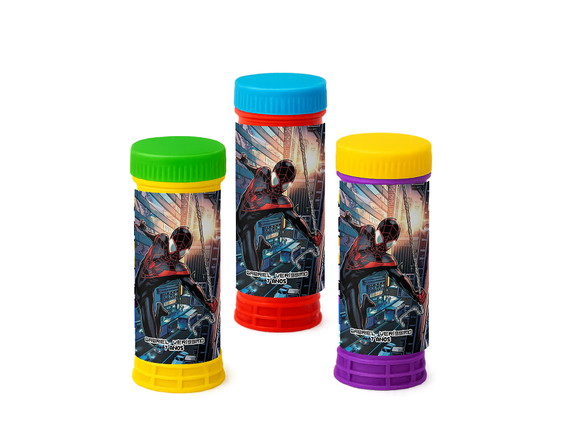 Bolha de Sabão Personalizada - Homem Aranha Miles Morales