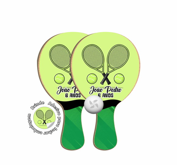 Kit Raquetes Ping Pong - Jogo de Tênis