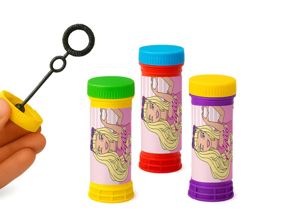 Lembrança Bolha de Sabão Personalizada - Barbie