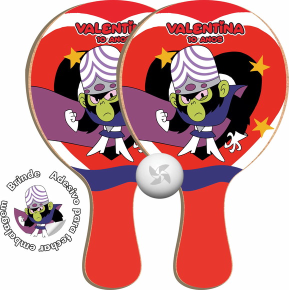Kit Raquetes Ping Pong - Macaco Louco